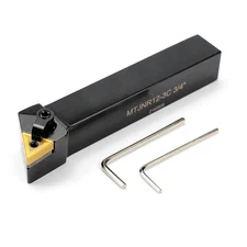 3/4"Lathe Turning Tool Holder MTJNR12-3C,5 Inch Overall Length,Right Hand with T