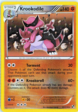 krookodile pokemon card value stage 2 Evolution Set - 109/185 - Krokorok & Sandile - Vivid Voltage (Dont apply Weakness and Resistance for Benched Pokmon.) Krookodile #055 Inferno X