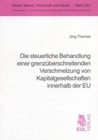 Die Steuerliche Behandlung Einer GrenzüBerschreitenden Verschmelzung Von Kapital