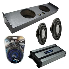 09-20 Ford F-150 Super Crew Truck Harmony F124 Dual 12" Rhino Sub Box HA-A800.1