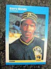1987 Fleer Set-Break #604 Barry Bonds RC  ROOKIE CARD PITTSBURG PIRATES NM-MT. rookie card picture