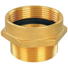 GRAINGER APPROVED 6AKD4 Fire Hose Adapter,Straight,NPTxNST 6AKD4