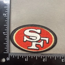 SAN FRANCISCO 49ERS FOOTBALL IRON ON EMBROIDERED PATCH