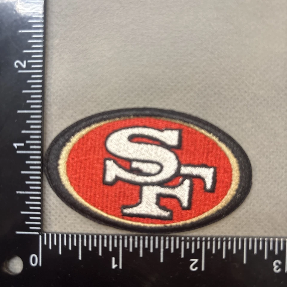 SAN FRANCISCO 49ERS FOOTBALL IRON ON EMBROIDERED PATCH