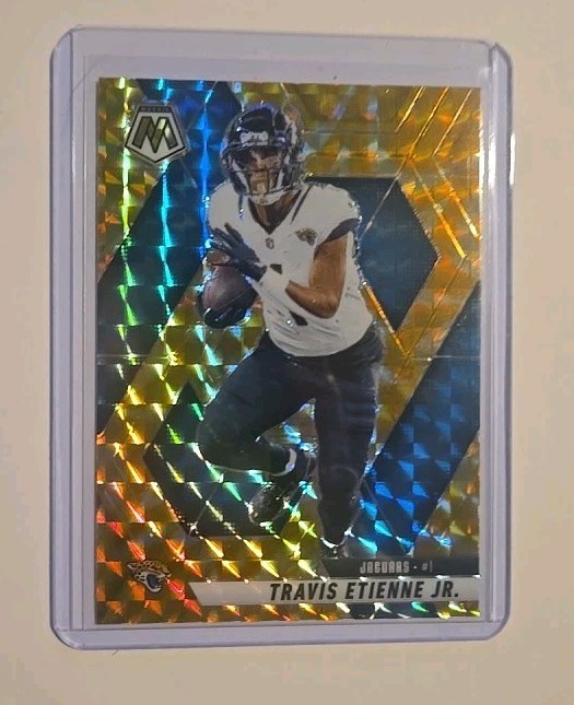 2025 Mosaic Travis Etiane Yellow Reactive Mosaic Prizm