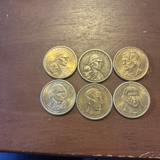 2000 sacagawea dollar-Thomas Jefferson-Andrew Johnson-John Tyler-John Adam-Sac-D