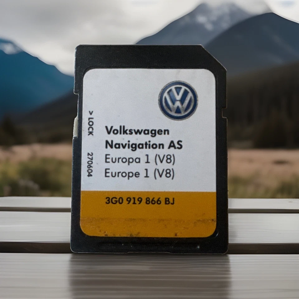 Volkswagen Navigation AS Europa V8 SD Karte VW Discover Media 3G0919866BJ - Bild 1 von 1