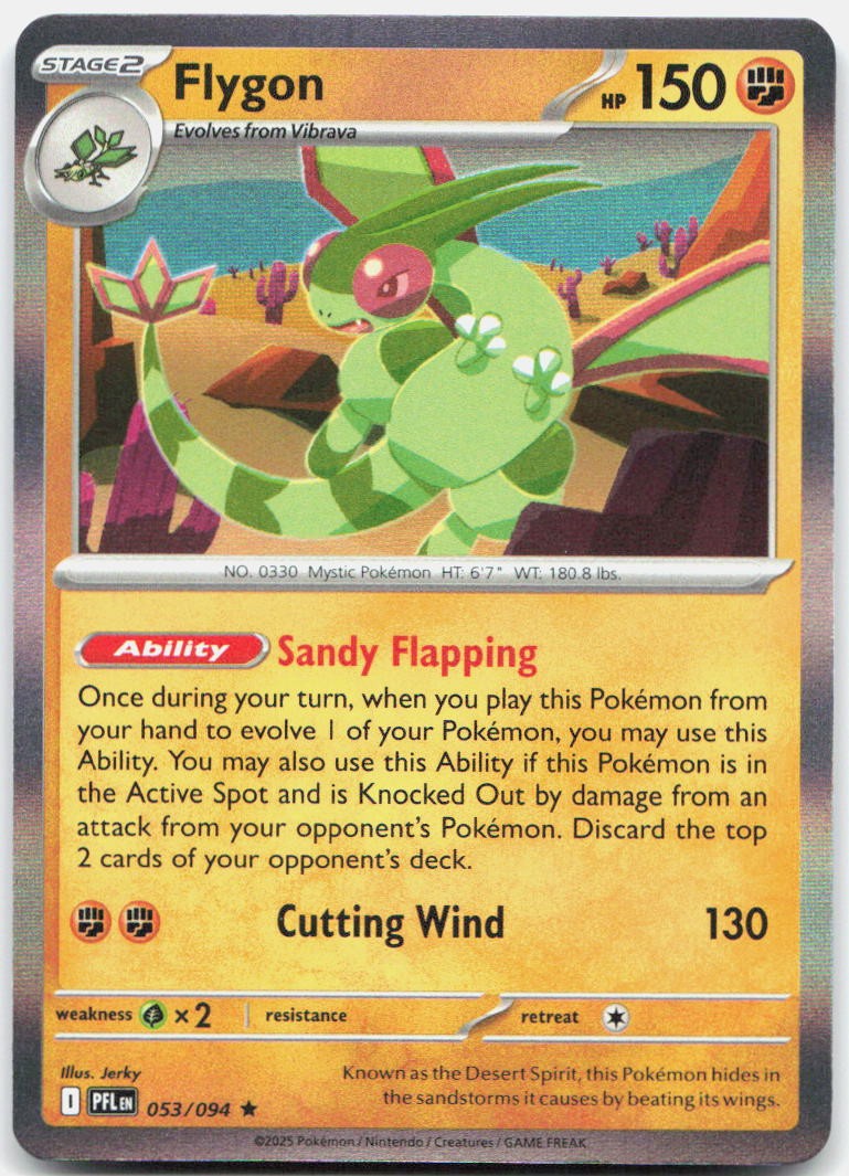 Flygon Holo Rare 053/094 NM