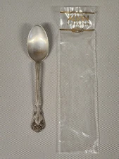 Vintage Chateau Rose by Alvin Sterling Silver Teaspoon 6" Flatware Heirloom