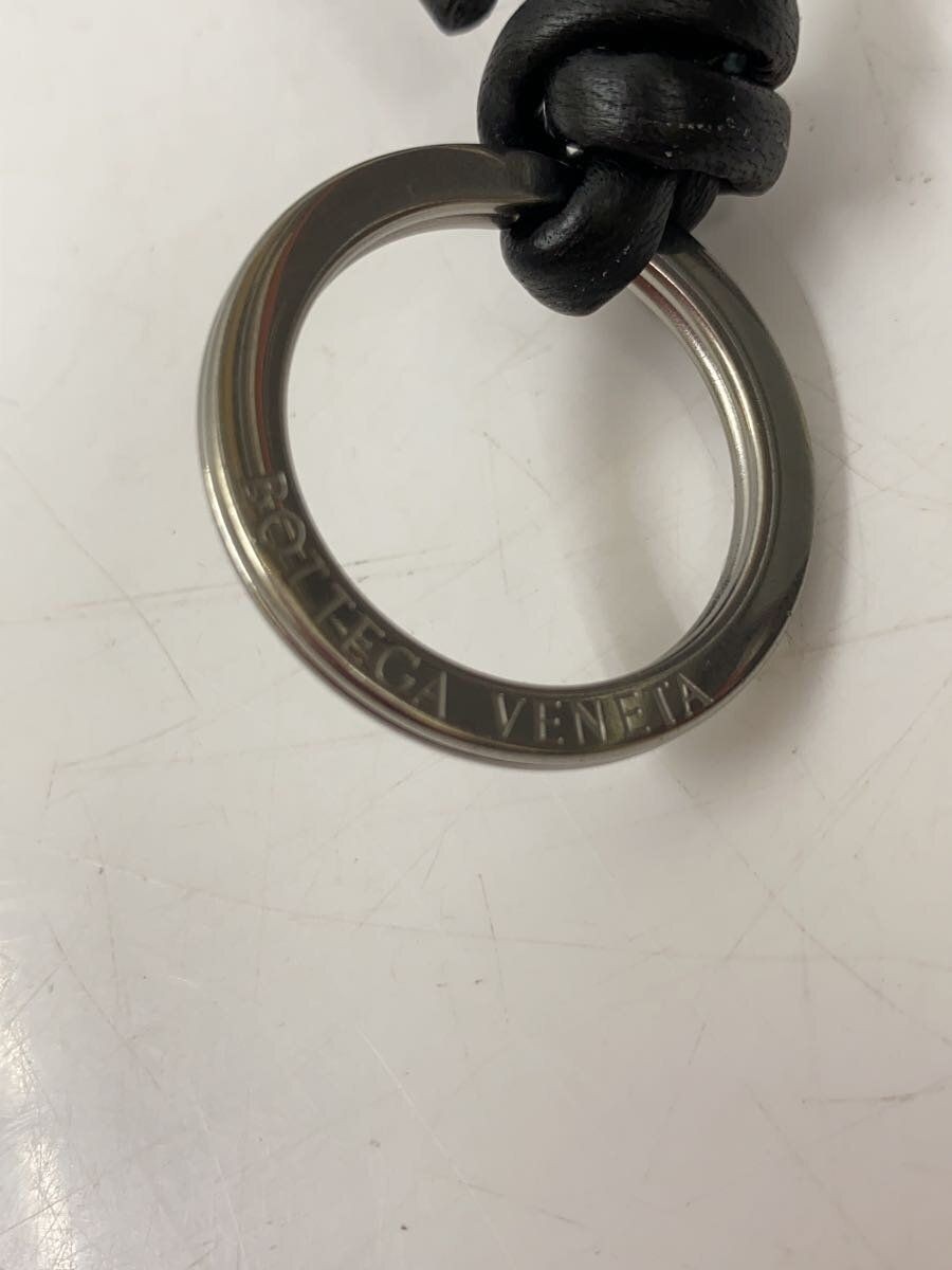 BOTTEGA VENETA keychain leather Black plain men's Used | eBay