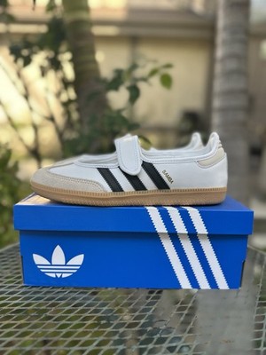 Adidas Samba Jane White Black Women s Sneakers Shoes JR1402 NEW