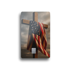 Faith  Freedom Cross Card Skin