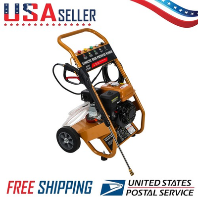 #ad Orange Gas Pressure Washer 3950 PSI 212cc 2.6 GPM 4 Stroke Quick Connect Hose $273.11