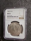 1902 O Morgan Silver Dollar NCG MS63