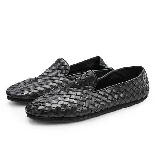 Bottega Veneta Woven shoes Men's slip-on leather shoes - Picture 4 of 20