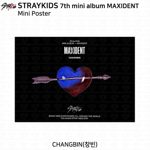 Stray Kids 7th Mini Album Maxident Official Mini Poster KPOP K-POP - Bild 14 von 28