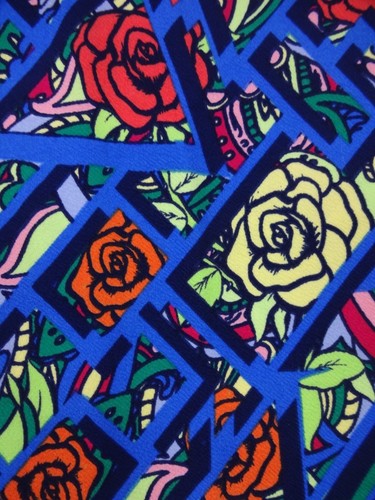 Lularoe Mujer Cassie Azul con Falda Floral Multicolor Talla L Nueva con Etiquetas - Imagen 2 de 3