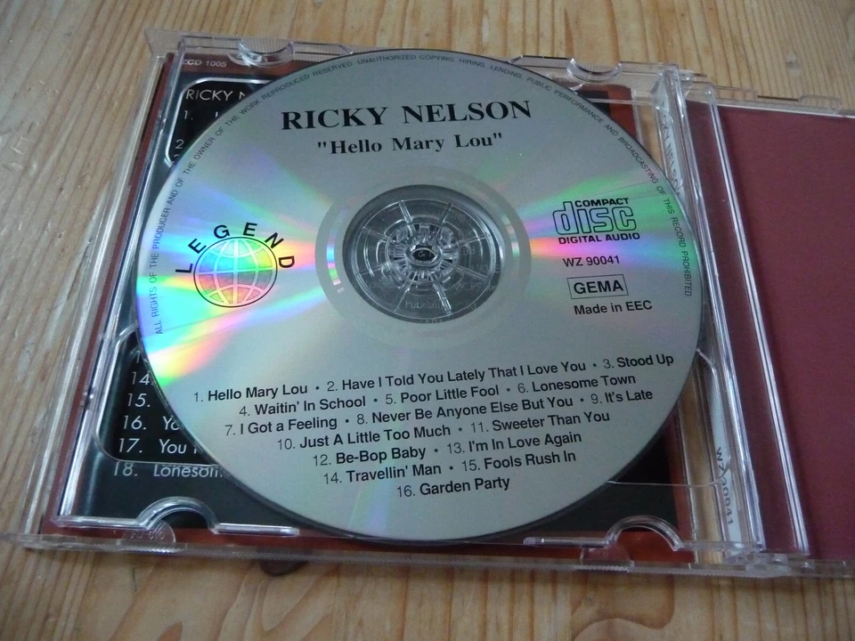 Ricky Nelson Hello Mary Lou + Bonus CD aus Sammlung - 2005 - Poor little fool - Bild 4 von 4