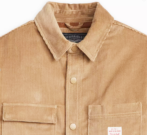 Levi's Men's Workwear, Telegraph Overshirt, Work Corduroy Jacket NWT - Picture 4 of 5
