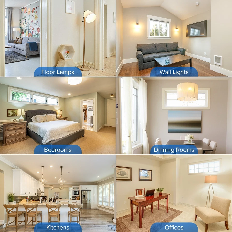 SANSI LED Light Bulbs 20W=200W 3000lm 3000K Warm White A19 Bedroom Bulbs 2 pcs - Image 2 of 4