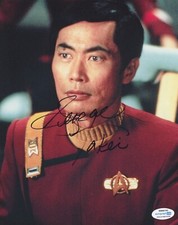 George Takei Star Trek Autographed Signed 8x10 Photo ACOA COA