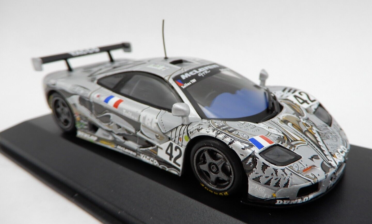 MINICHAMPS 1:43 SCALE #42 MCLAREN F1 GTR TUILES TBF YACCO MINICHAMPS 1:43 SCALE #42 MCLAREN F1 GTR TUILES TBF YACCO