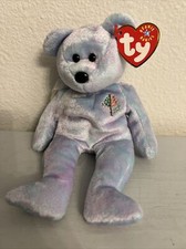 TY BEANIE BABY ISSY (2001)(FOUR SEASON BEAR) BEAN BAG TOY (BRAND NEW WITH TAGS)
