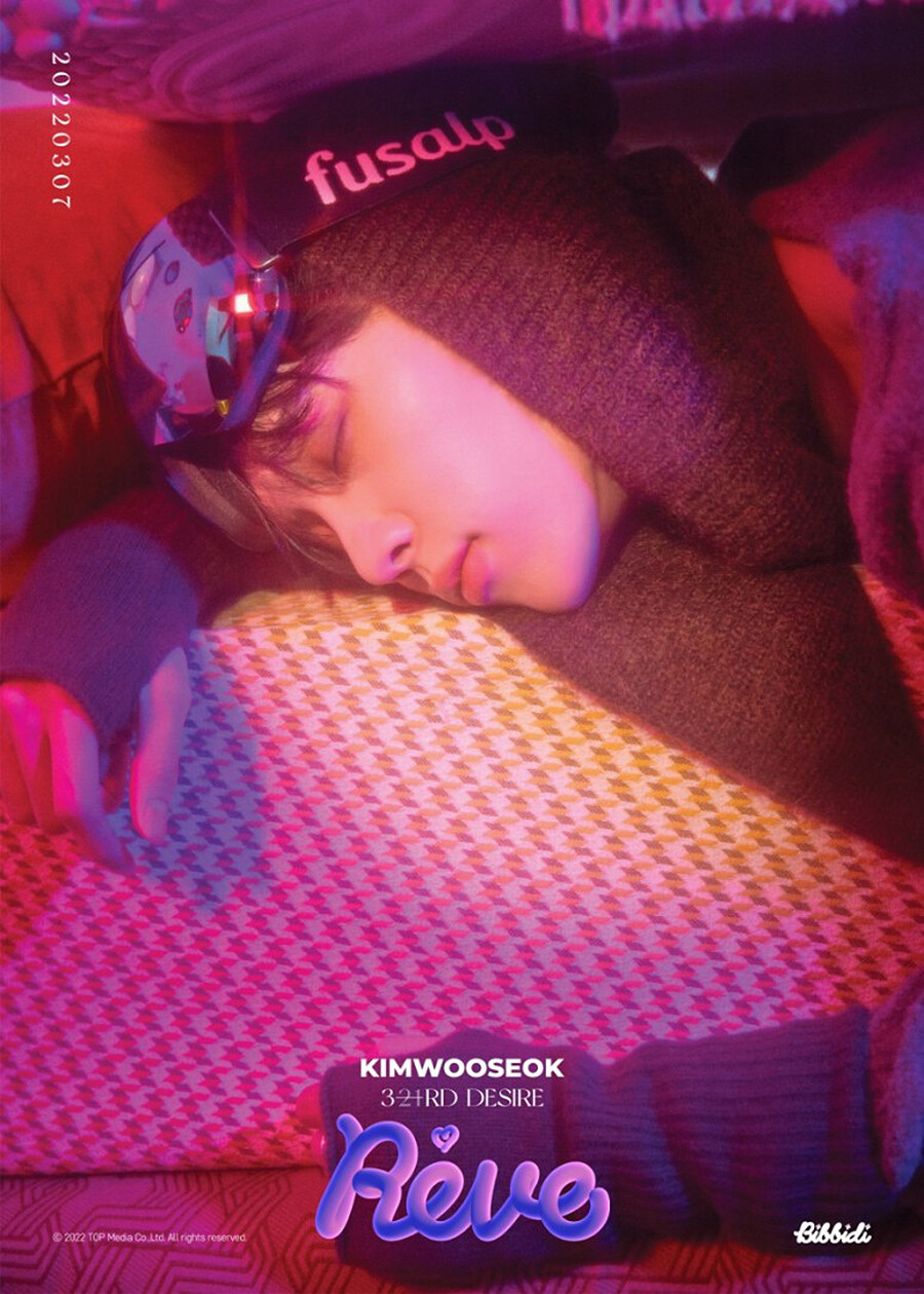 X1 KIM WOOSEOK [REVE] Album 2 Ver SET 2CD+POSTER+2 Photo Book+4