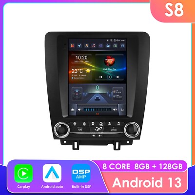 For Ford Mustang 2010-2014 Android Carplay 9.7'' Radio Stereo 128GB GPS Head Unit