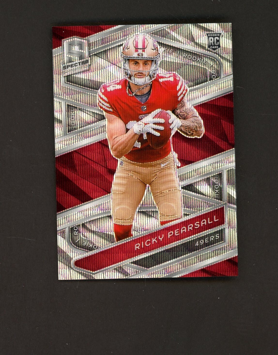2024 Panini Spectra Wave Prizm #124 Ricky Pearsall 49ers RC Rookie 10/11