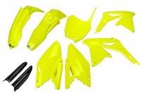 Kunststoffverkleidung Kit Full Suzuki RMZ 450 2008 - 2017 Ufo Plast Gelb Fluo