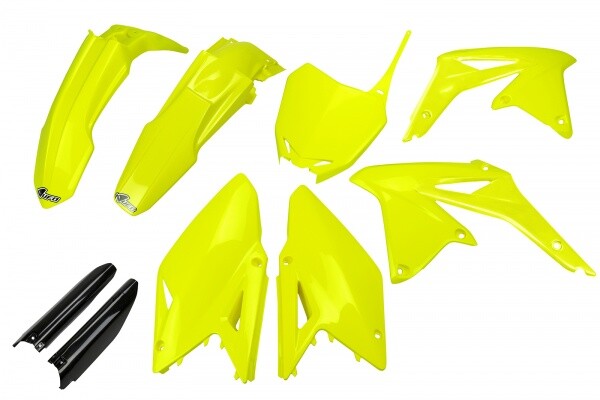 Kunststoffverkleidung Kit Full Suzuki RMZ 450 2008 - 2017 Ufo Plast Gelb Fluo-image