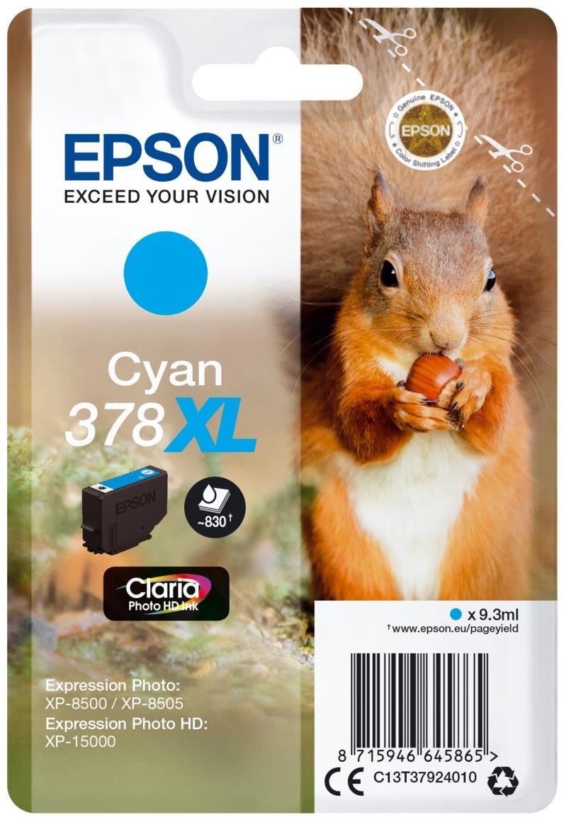 Cartouche Epson 378XL cyan haute capacite pour imprimante Expression Photo