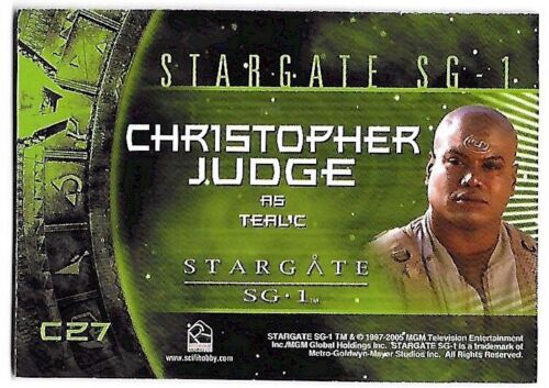 Stargate SG-1 Season 7 (Seven) - C27 "Teal'C Jacket" Costume Card - 2005 - Picture 3 of 3