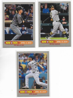 2019 Topps Heritage High Number NOW & THEN Pick-A-Card Greinke Bellinger Davis