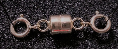 (3) 4.5mm TINY 14k Rose GOLD FILLED MAGNETIC CLASP Extender DOUBLE 5mm Spring - Picture 2 of 7