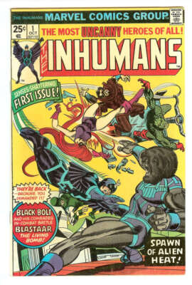 INHUMANS #1 5.0 // PREMIERE ISSUE OF FIRST ONGOING SERIES MARVEL COMICS 1975
