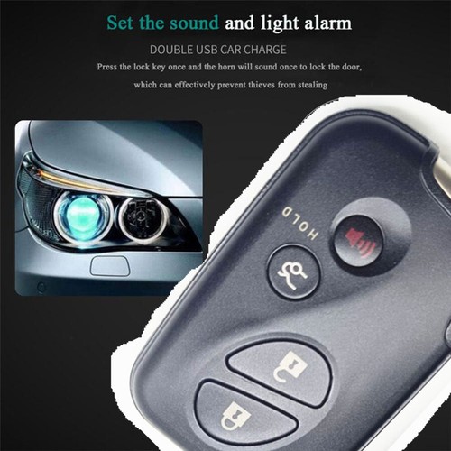 Car Keyless Entry Engine Start Alarm System Kit Push Button Remote Starter Stop - Picture 8 of 8