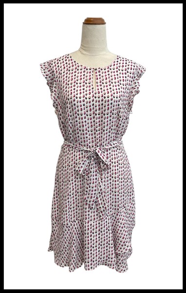 PORTMANS Tiered A-Line Belted Dress Work Office Corporate Event Size 10