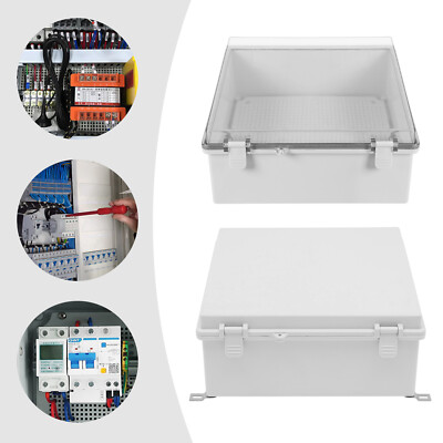 In/Outdoor Electrical Box Plastic Enclosure Waterproof Junction Box Gray NEW