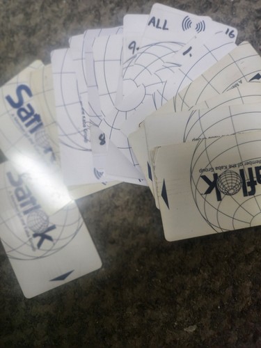 17 Used SAFLOK 10950 Lodging RFID Guest Hotel Keycards, ,