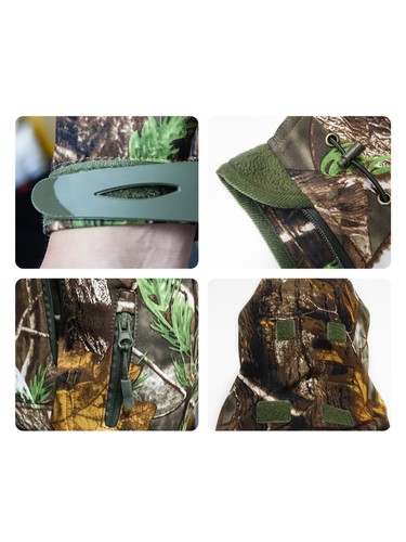 NEW-Hunting Clothes for Men Set with velvet, Including Hunting Jacket and Pant - Picture 13 of 14