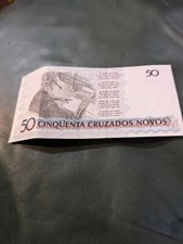 Brazil, 50 Cruzeiros on 50 Cruzados Novos, ,