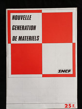 SNCF - plaquette Nouvelle génération de matériels - mai 83 - nbx illustrations