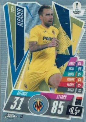 Topps Match Attax Chrome CL 20/21 Nr. 72 Paco Alcacer