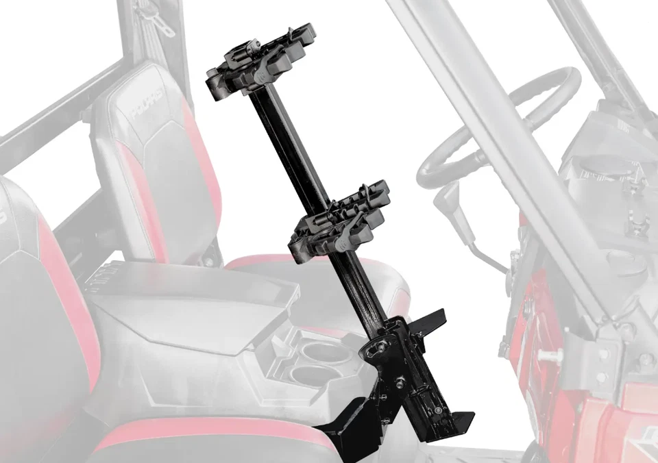 Soporte de pistola montado en el piso SuperATV para Polaris Ranger XP 1000/900/570 Foto 2 de 4