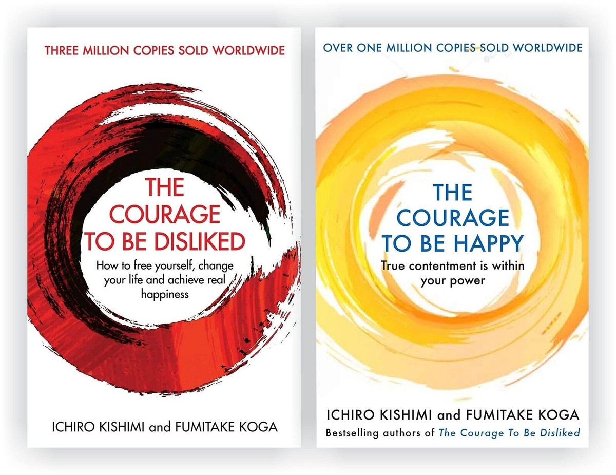 The Courage To Be Disliked and The Courage to be Happy 2 Books Set
