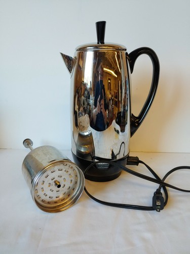 12 CUP AUTOMATIC PERCOLATOR COFFEE POT 
