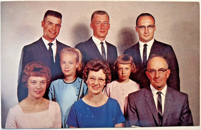 IOWA SENATOR BASS VAN GILST Democrat 1964 Campaign Postcard Marion County D7