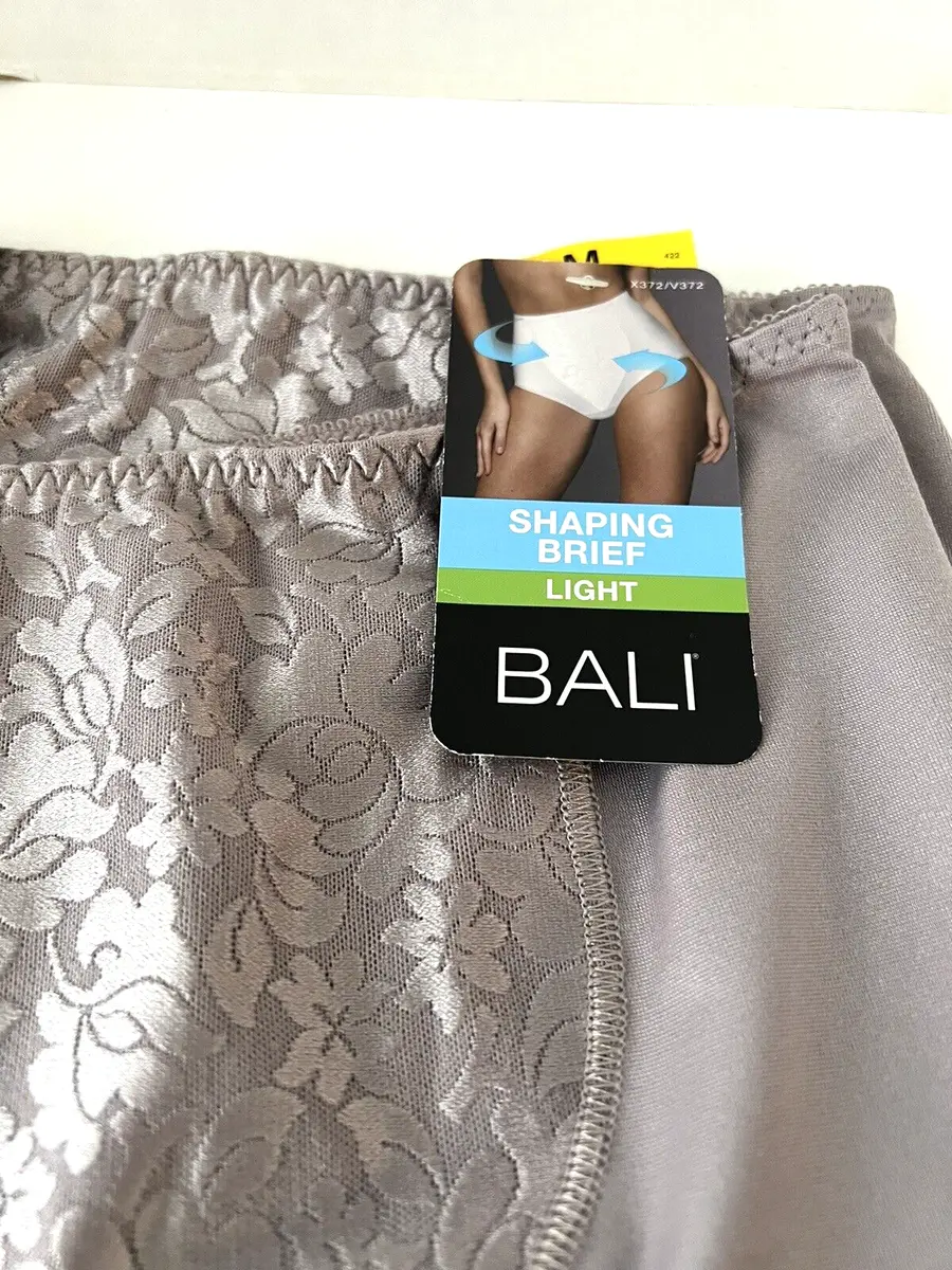 Bali Women's Size Medium Light Control Shaping Brief Panties X372/8372 NWT